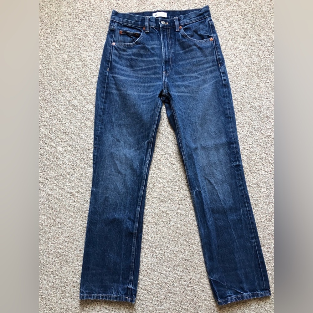 Zara Inditex Highrise Jeans.  Size 4.